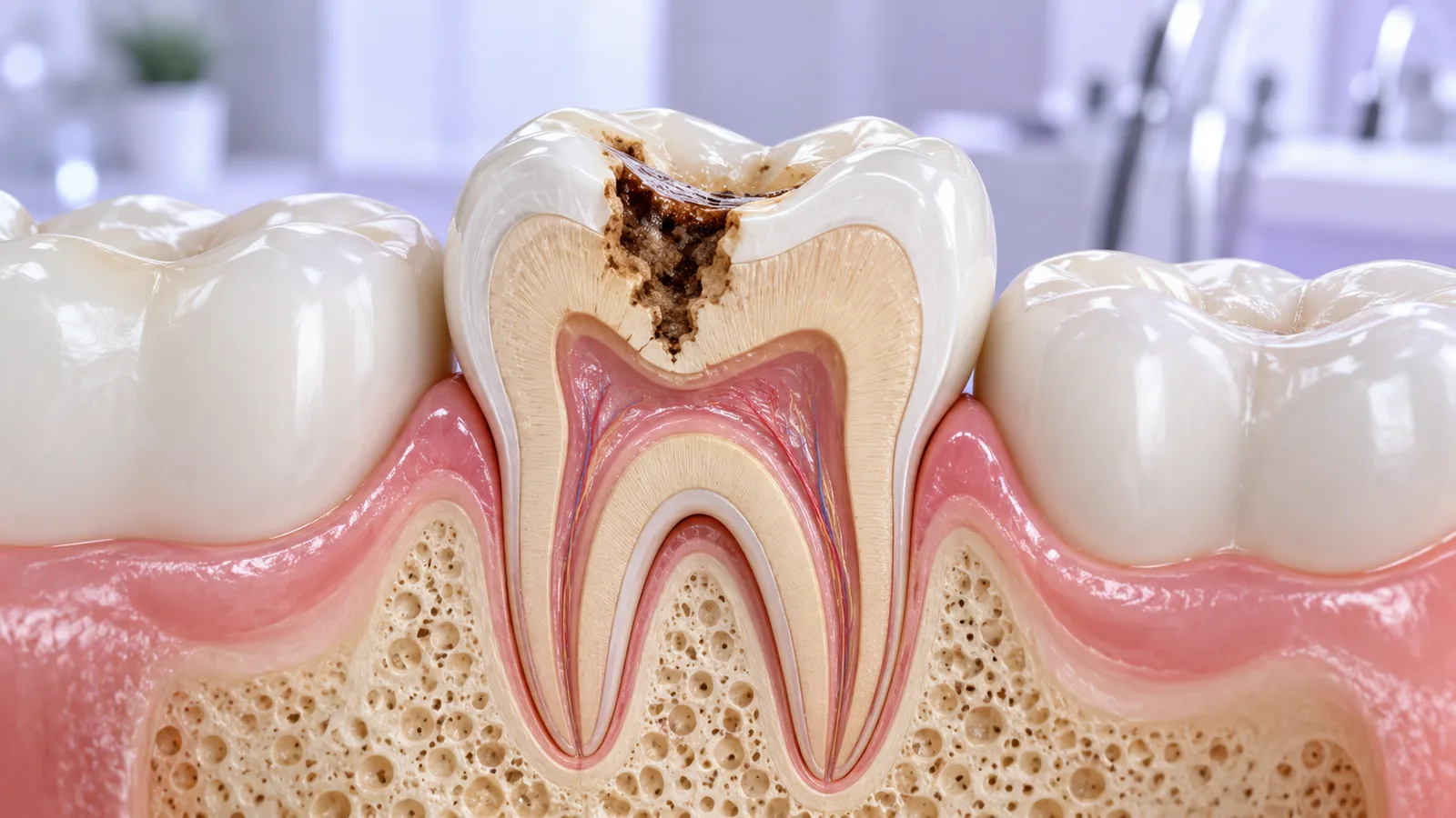 Cavity Treatment at SR Multispecialty Dental Clinic, Gajularamaram