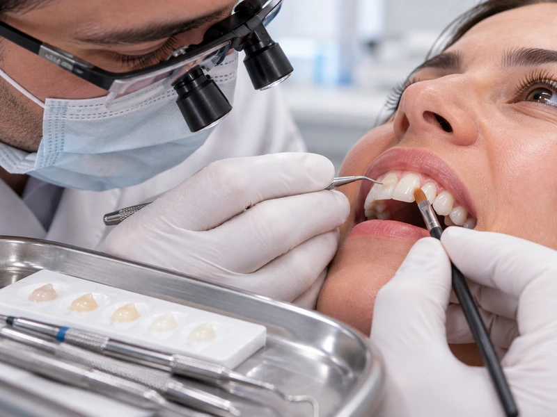 Composite Bonding at SR Multispecialty Dental Clinic, Gajularamaram