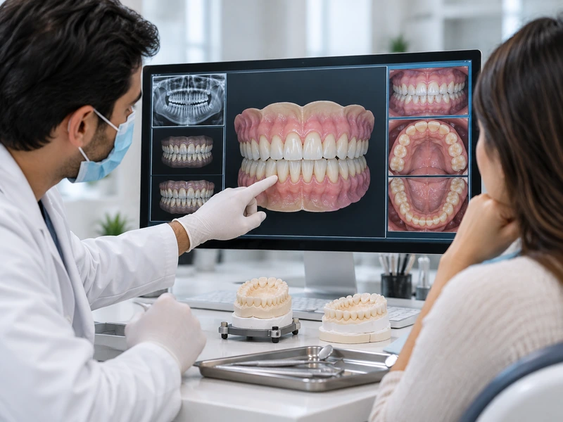 Full Mouth Rehabilitation at SR Multispecialty Dental Clinic, Gajularamaram