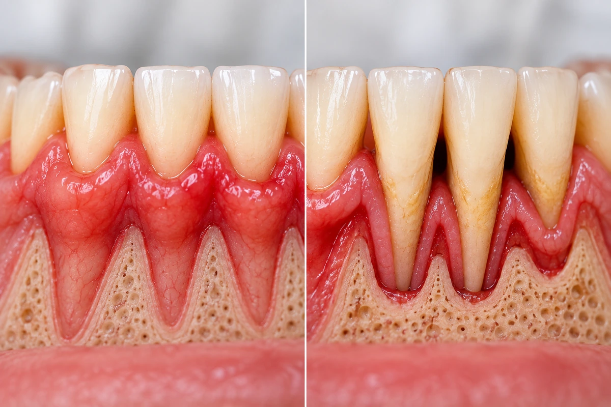Gum Disease Treatment at SR Multispecialty Dental Clinic, Gajularamaram