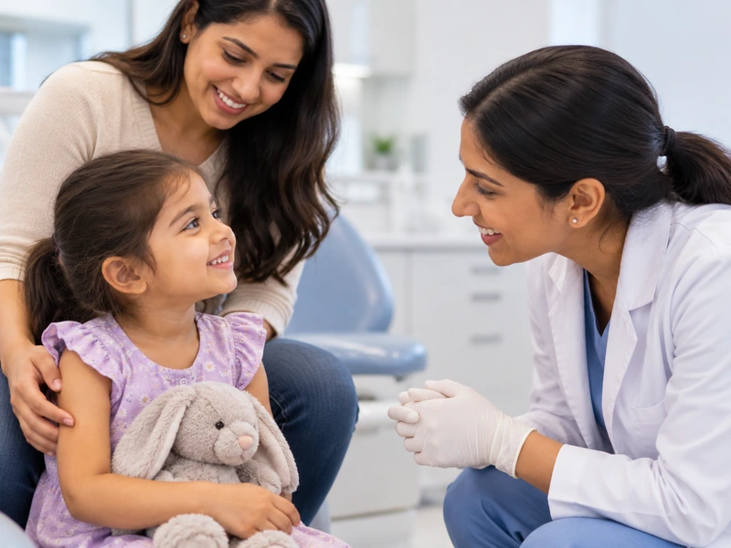Kids Check-up at SR Multispecialty Dental Clinic, Gajularamaram