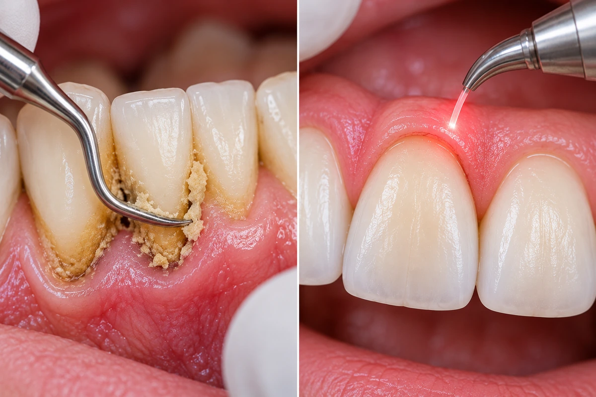 Laser Gum Treatment at SR Multispecialty Dental Clinic, Gajularamaram